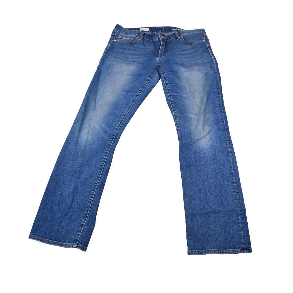 Gap 1969  Jeans Perfect Bootcut Women's 30r (33x31) Denim Jeans Pants Stain